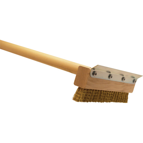 Commercial Pizza and Oven Brush, Brass, 40" Long Superchem Industries