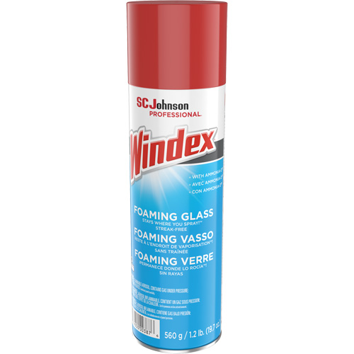 Windex&reg; Foaming Glass Cleaner, 560 g, Aerosol Can Superchem Industries