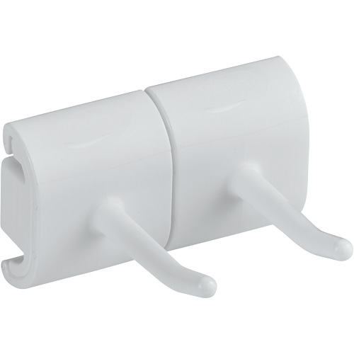 Double Hook Module for Hygienic Wall Bracket Superchem Industries