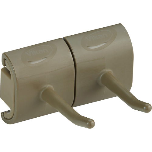 Double Hook Module for Hygienic Wall Bracket Superchem Industries