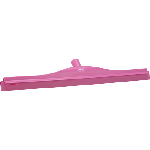Double Blade Ultra Hygiene Floor Squeegee, 24", Pink Superchem Industries