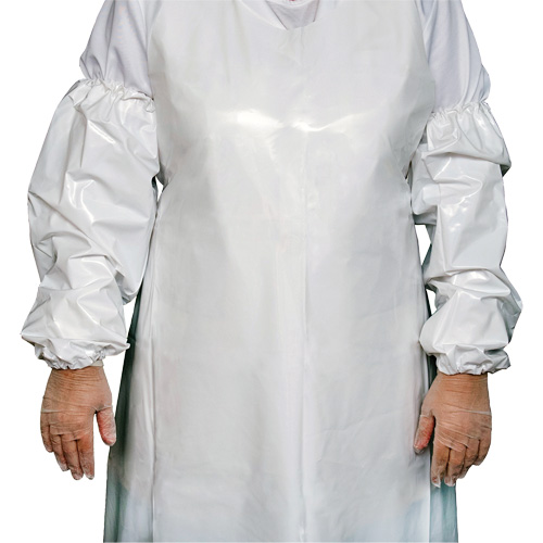 Manchettes Top Dog, 21", Polyur&eacute;thane, Blanc Superchem Industries