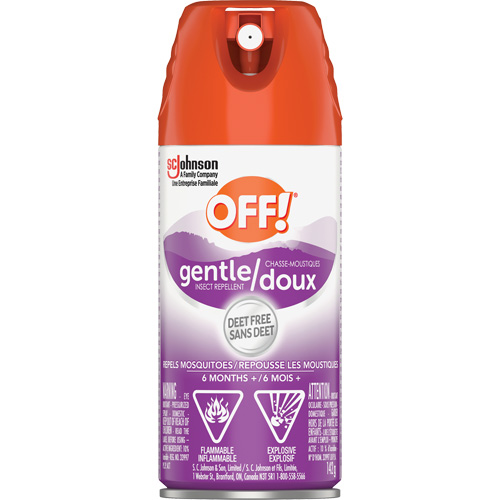 Off!&reg; Gentle Insect Repellent, DEET Free, Aerosol, 142 g Superchem Industries