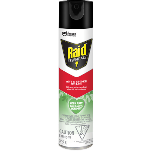 Raid&reg; Essentials Ant & Spider Killer, 350 g, Aerosol Can Superchem Industries