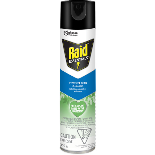 Raid&reg; Essentials Flying Bug Killer, 350 g, Aerosol Can Superchem Industries