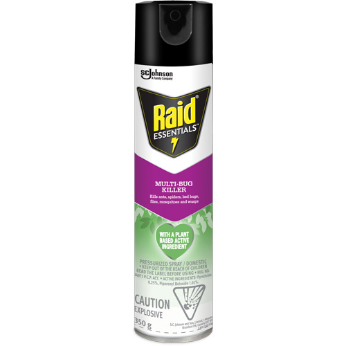 Raid&reg; Essentials Multi-Bug Killer, 350 g, Aerosol Can Superchem Industries