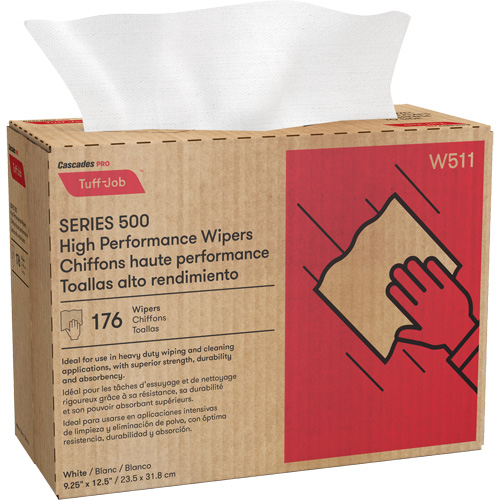 Essuie-tout Spunlace haute performance Pro Tuff-Job, Tout usage, 12-1/2" lo x 9-1/4" la Superchem Industries