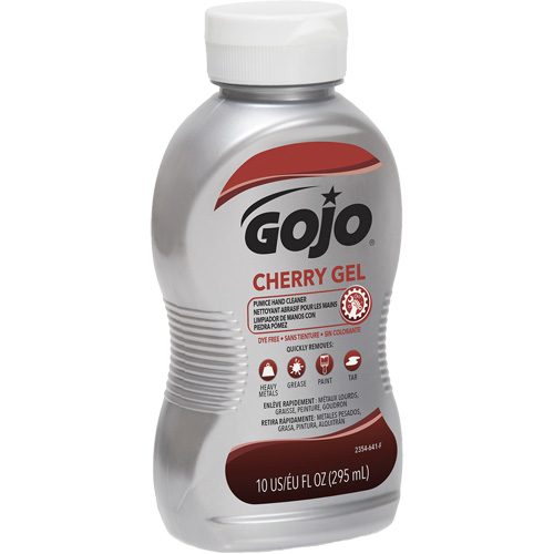 Hand Cleaner, Gel/Pumice, 295.74 ml, Bottle, Cherry Superchem Industries
