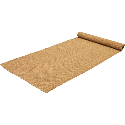 Tapis de coco int&eacute;rieur/ext&eacute;rieur, Fibre naturelle, Essuie-pieds/grattoir Type, Motif Tiss&eacute;, 3-3/4' x 150', Naturel Superchem Industries