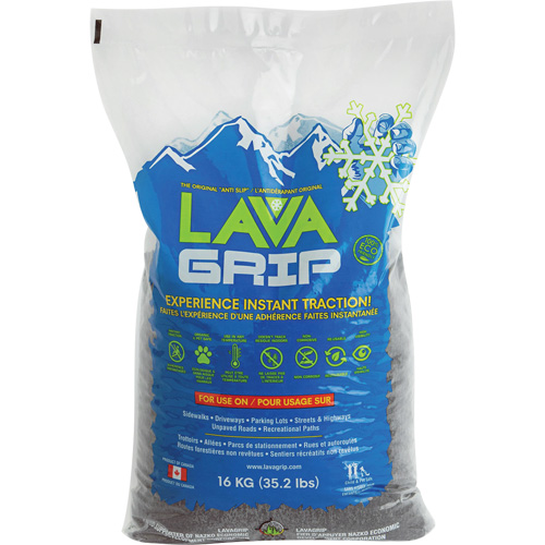 Aide &agrave; la traction LavaGrip, Taille du conteneur 35,3 lb (16 kg), Sac Superchem Industries