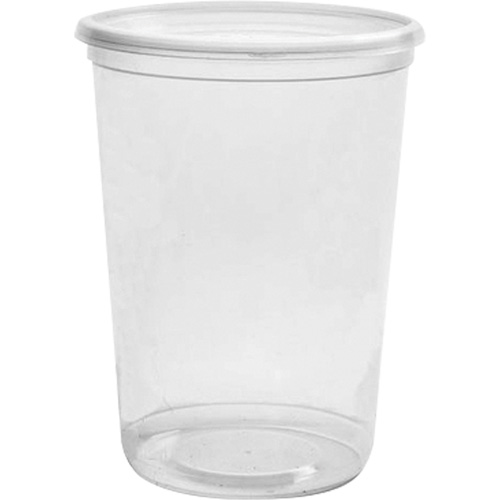 Contenant &agrave; charcuterie transparent sans couvercle Magik 32 oz, Plastique, Ronde Superchem Industries