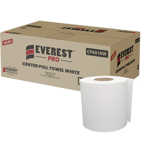 White Paper Towels, 1 Ply, Centre Pull Superchem Industries