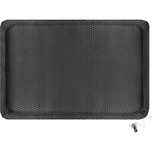 Hog Heaven Electrically Conductive Mat, 4' W x 6' L, 5/8" Thickness, Black, Nitrile Superchem Industries