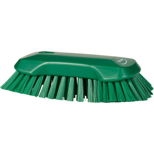 Brosse &agrave; main, Soies Tr&egrave;s ferme, Longueur de 9-1/10", Vert Superchem Industries