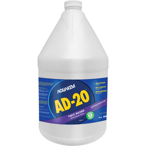 Nettoyant pi&egrave;ces AD20 &eacute;tiquette mauve, Cruche Superchem Industries
