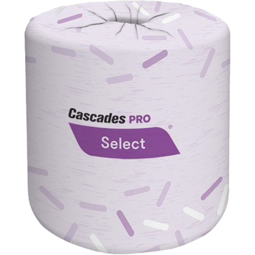 Pro Select&reg; Bathroom Tissue, 2 Ply, 420 Sheets/Roll, White Superchem Industries