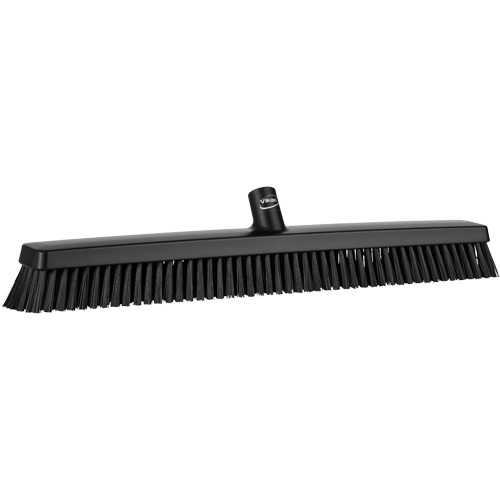 Balai-brosse robuste, Crins Fin/Ferme, 24", Noir Superchem Industries