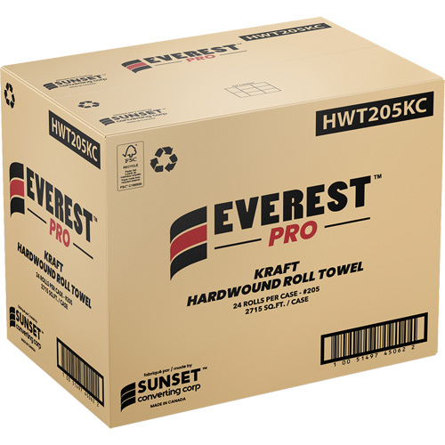 Everest Pro Kraft Hardwound Roll Towels, 1 Ply, Standard Superchem Industries