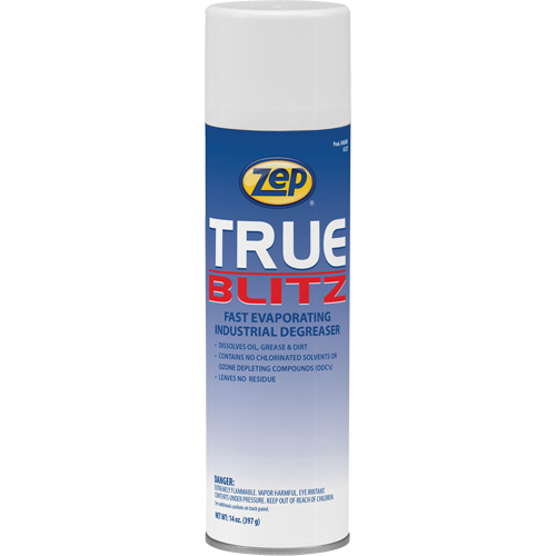 True Blitz Fast-Evaporating Industrial Degreaser, 14 oz., Aerosol Can Superchem Industries