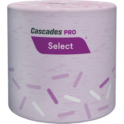PRO Select&reg; Bathroom Tissue, 1 Ply, 1000 Sheets/Roll, White Superchem Industries