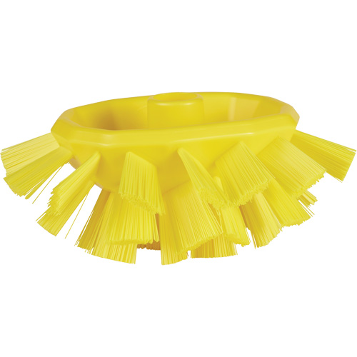 Brosse UST pour cuves, Soies Ferme, Longueur de 7-1/2", Jaune Superchem Industries
