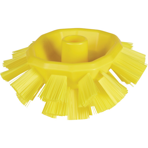 Brosse UST pour cuves, Soies Ferme, Longueur de 7-1/2", Jaune Superchem Industries