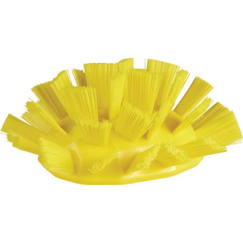 Brosse UST pour cuves, Soies Ferme, Longueur de 7-1/2", Jaune Superchem Industries