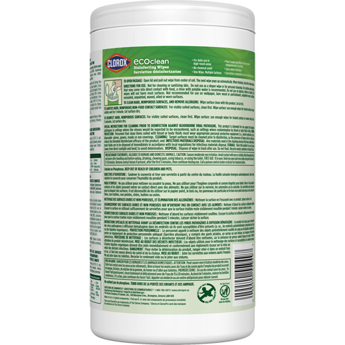 EcoClean Disinfecting Wipes, 75 Count Superchem Industries