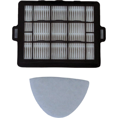 Ensemble de pr&eacute;filtre HEPA pour moteur et filtre d'&eacute;chappement en mousse pour aspirateur sac-&agrave;-dos Ergo et Ergo Pro Superchem Industries