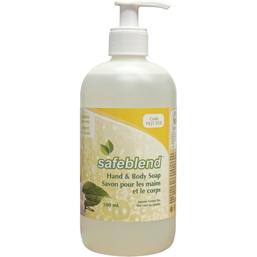 Savon pour les mains et le corps au th&eacute; vert et jasmin, Liquide, 500 ml, Parfum&eacute; Superchem Industries