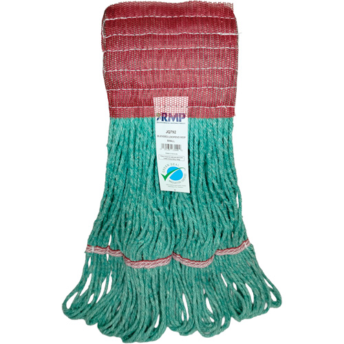 Wide-Band Mop Head, Antimicrobial/Floor Finishing/Specialty, Cotton/Rayon/Synthetic, Loop Style Superchem Industries