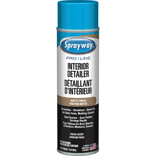 Nettoyant esth&eacute;tique automobile Pro Line avec fini mat & parfum frais Superchem Industries