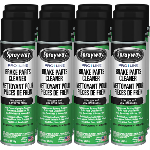 Nettoyant pour pi&egrave;ces de freins Pro Line avec tr&egrave;s faible teneur en COV, Canette a&eacute;rosol Superchem Industries