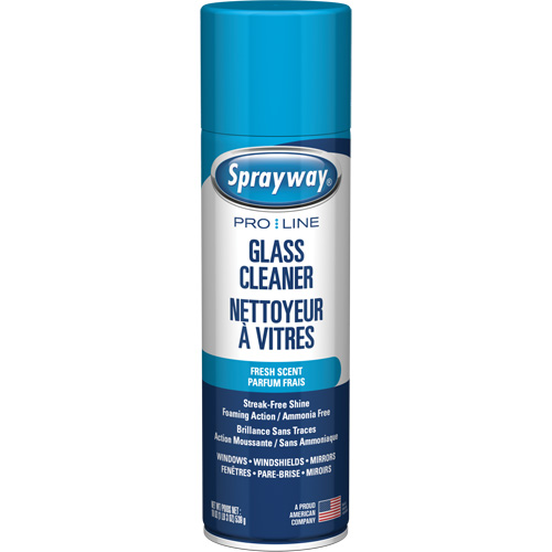Ammonia-Free Pro Line Glass Cleaner with Fresh Scent, 19 oz., Aerosol Can Superchem Industries