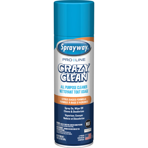 Nettoyant tout usage Pro Line Crazy Clean, 19 oz., Canette a&eacute;rosol Superchem Industries