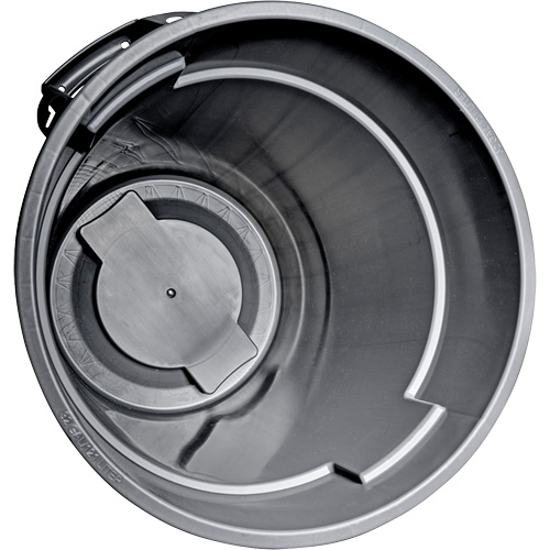Grey Titan Garbage Container, Plastic, 20 US gal. Superchem Industries
