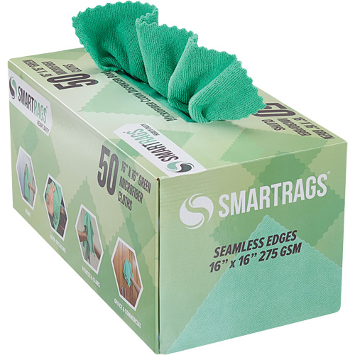 SmartRags&reg; Heavy-Weight Cloth, Microfibre, Green Superchem Industries