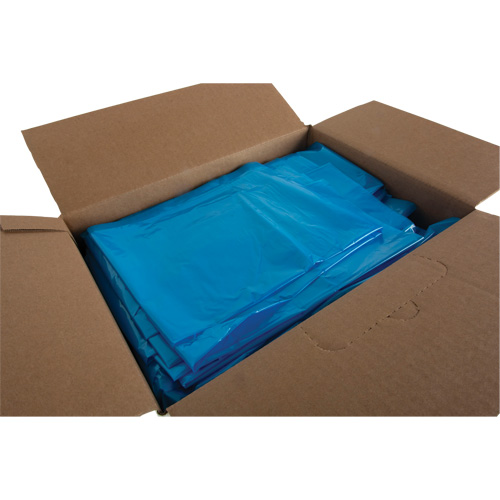 Sacs &agrave; d&eacute;chets de calibre industriel, Fort, 35" la x 50" lo, 0,9 mils, Bleu, Capacit&eacute; 194 L (44 gal.) Superchem Industries