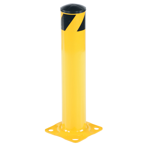 Butoir de s&eacute;curit&eacute;, Acier, 24" h x 4,5" la, Jaune Superchem Industries