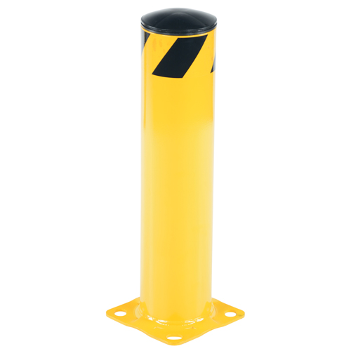 Butoir de s&eacute;curit&eacute;, Acier, 24" h x 5-1/2" la, Jaune Superchem Industries
