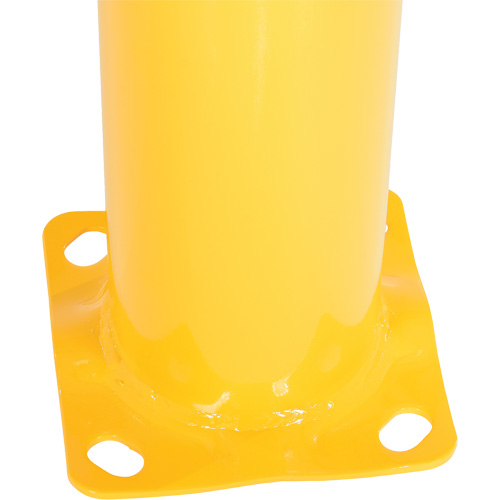 Bollard, Steel, 42" H x 5-1/2" W, Yellow Superchem Industries