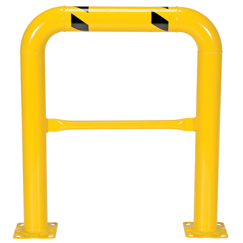 High Profile Machinery Guards, 3' W x 3.5' H, Yellow Superchem Industries