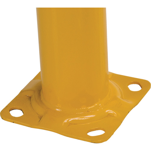 High Profile Machinery Guards, 4' W x 3.5' H, Yellow Superchem Industries