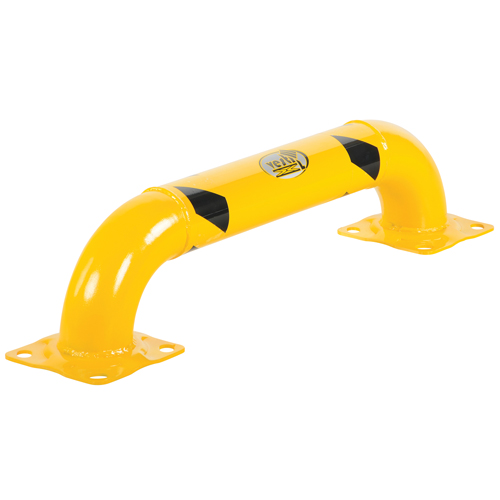 Low Profile Rack Guards, 3' W x 0.75' H, Yellow Superchem Industries