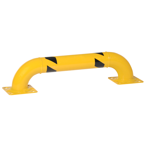 Low Profile Rack Guards, 3' W x 0.75' H, Yellow Superchem Industries