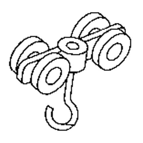 Curtain Partition Track Double Steel Roller Superchem Industries