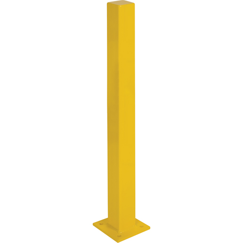 Heavy-Duty Bollards, Steel, 48" H x 4" W, Yellow Superchem Industries