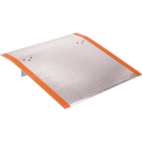 Aluminum Dockplates, 1100 lbs. Load Capacity, 72" L x 48" W x 13" H Superchem Industries