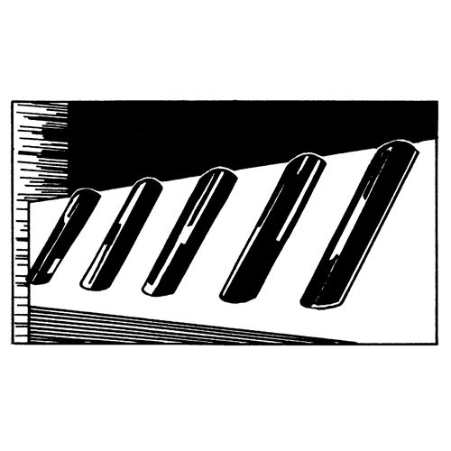 D&eacute;fenses de quai en caoutchouc refoul&eacute;, Caoutchouc, 4-1/2" la x 12" lo x 3-3/4" p Superchem Industries