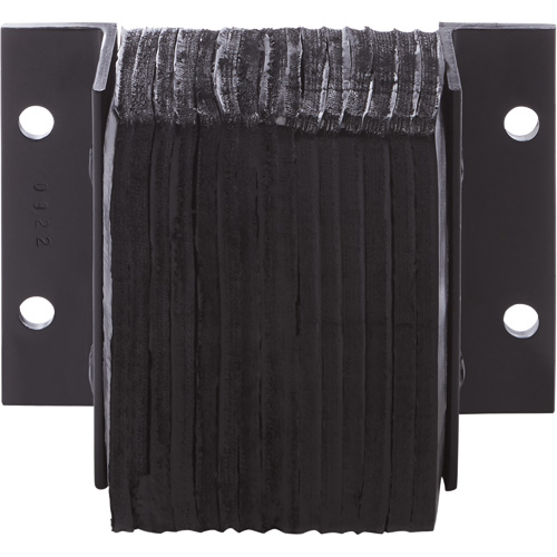 Laminated Dock Bumpers, Horizontal, Rubber, 12" W x 4" D x 12" H Superchem Industries